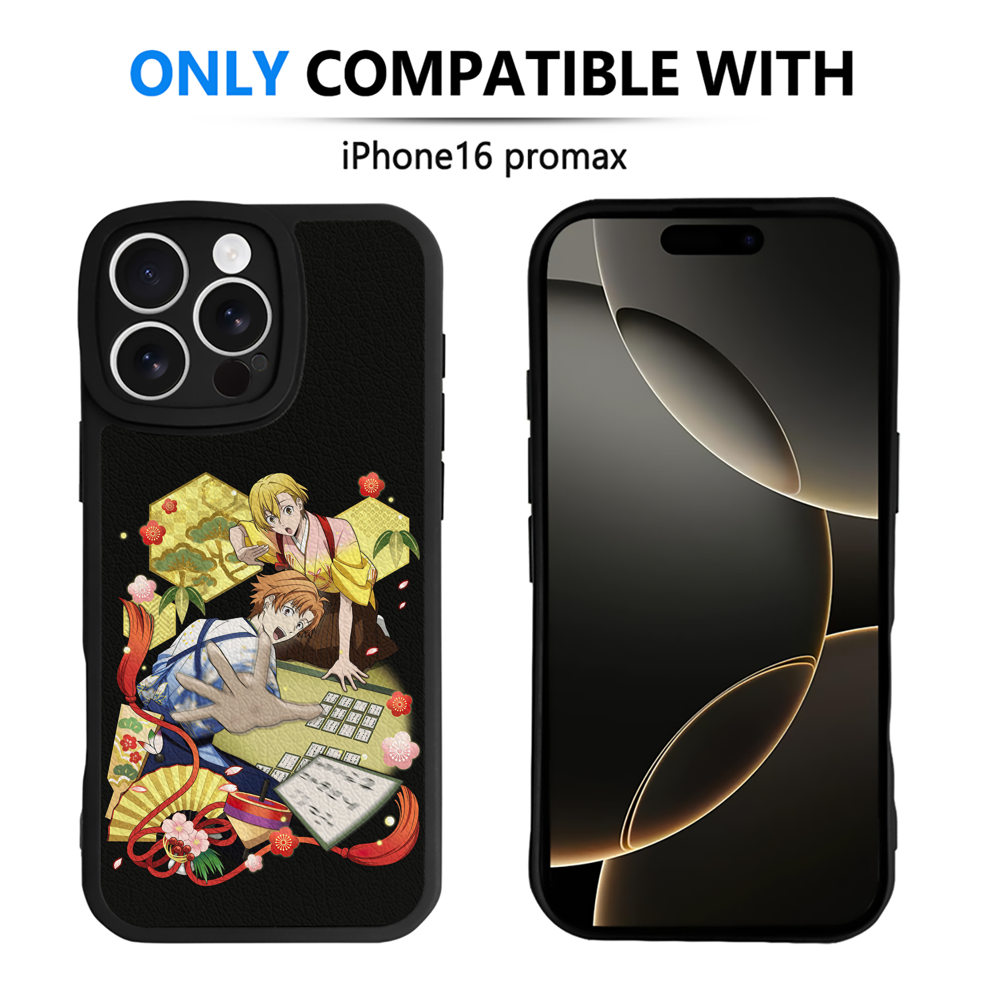 （画像用） 文豪ストレイドッグス Bungo Stray Dogs 【iPhone 16シリーズ対応】シリコンスマホケース（レザー調） 材質：シリコン